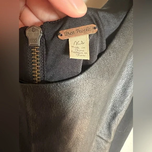 Free People Black Mini Dress - Picture 3 of 10